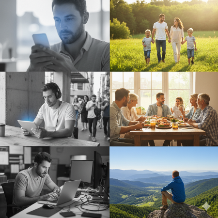 cyfrowy detoks, wpływ ekranów na zdrowie psychiczne i relacje